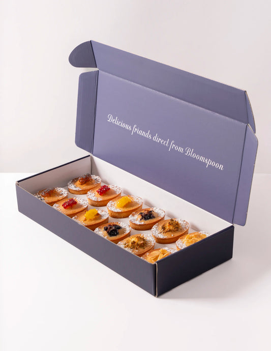 Bloomspoon luxury friand gift box 12 pack Sydney delivery